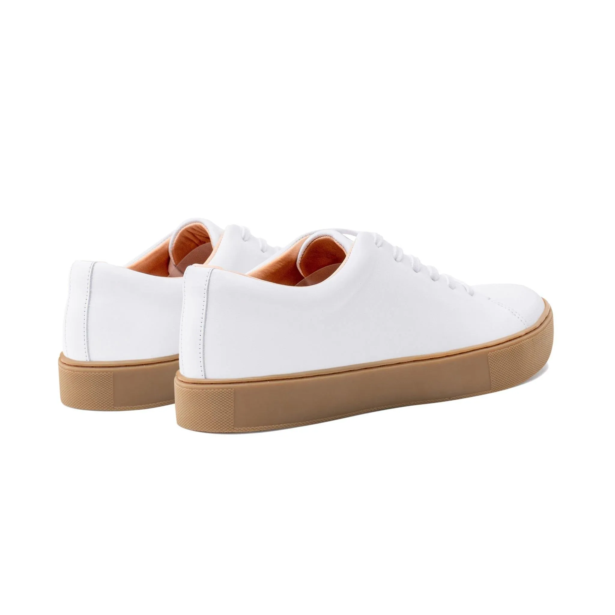 Abington Toe Cap - All White Calf