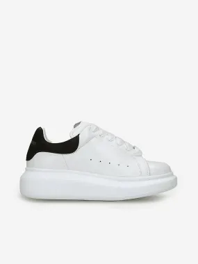 Alexander McQueen Kids Leather Lace Up Trainers