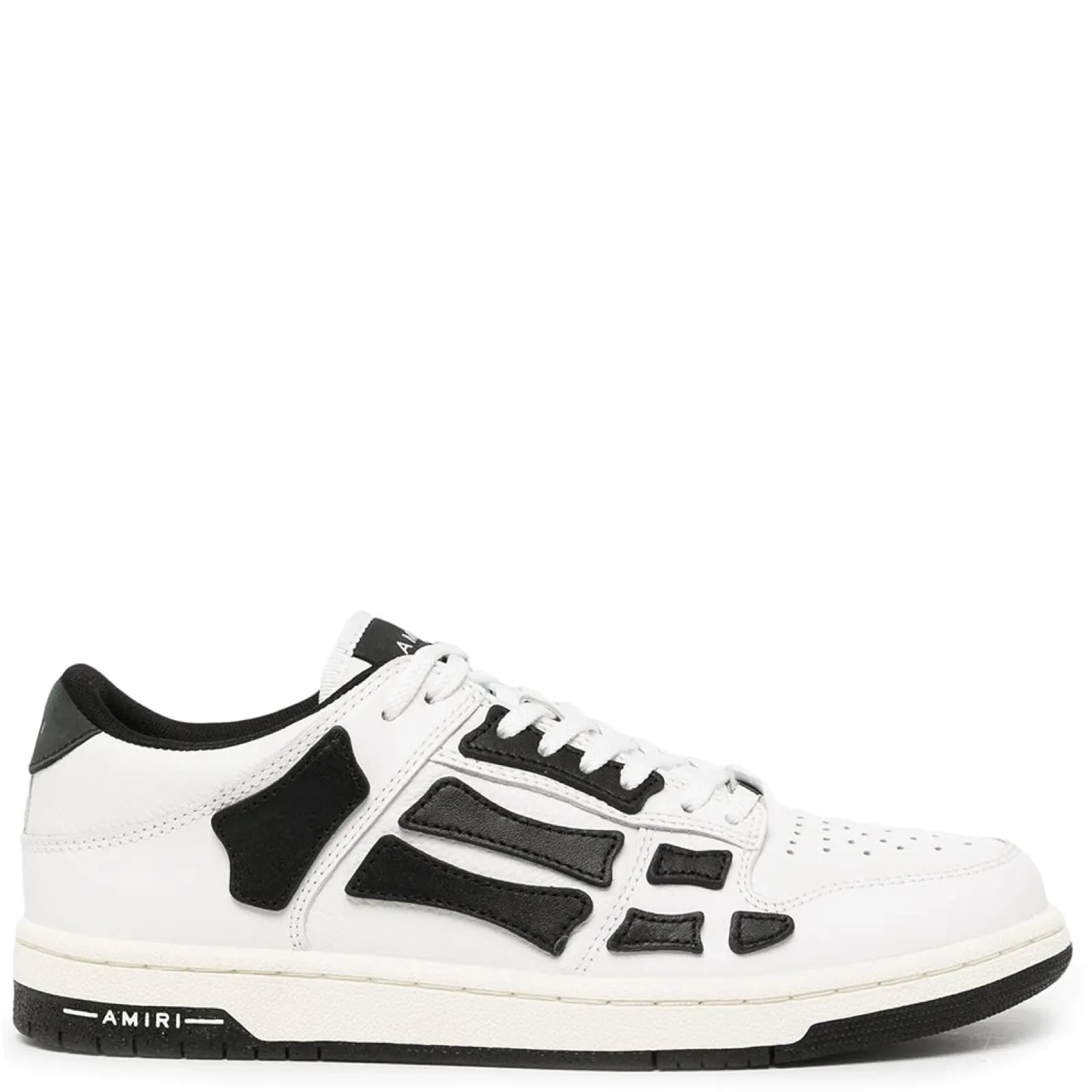 Amiri White & Black Skeleton Low Trainers