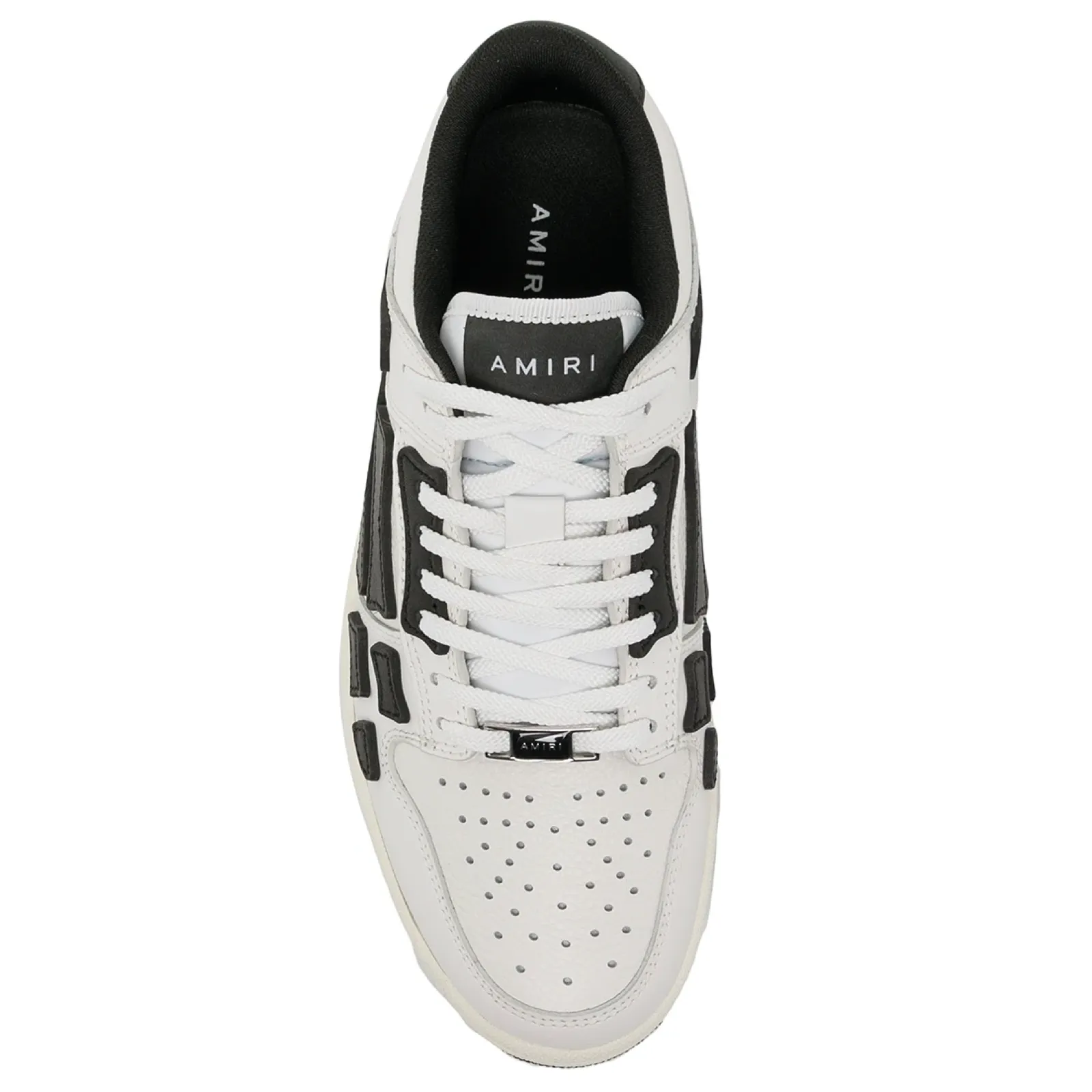 Amiri White & Black Skeleton Low Trainers