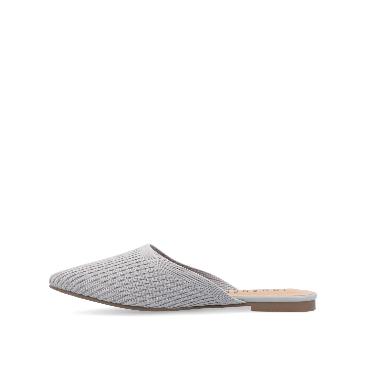 ANIEE MULE FLATS IN BASIC KNIT FABRIC