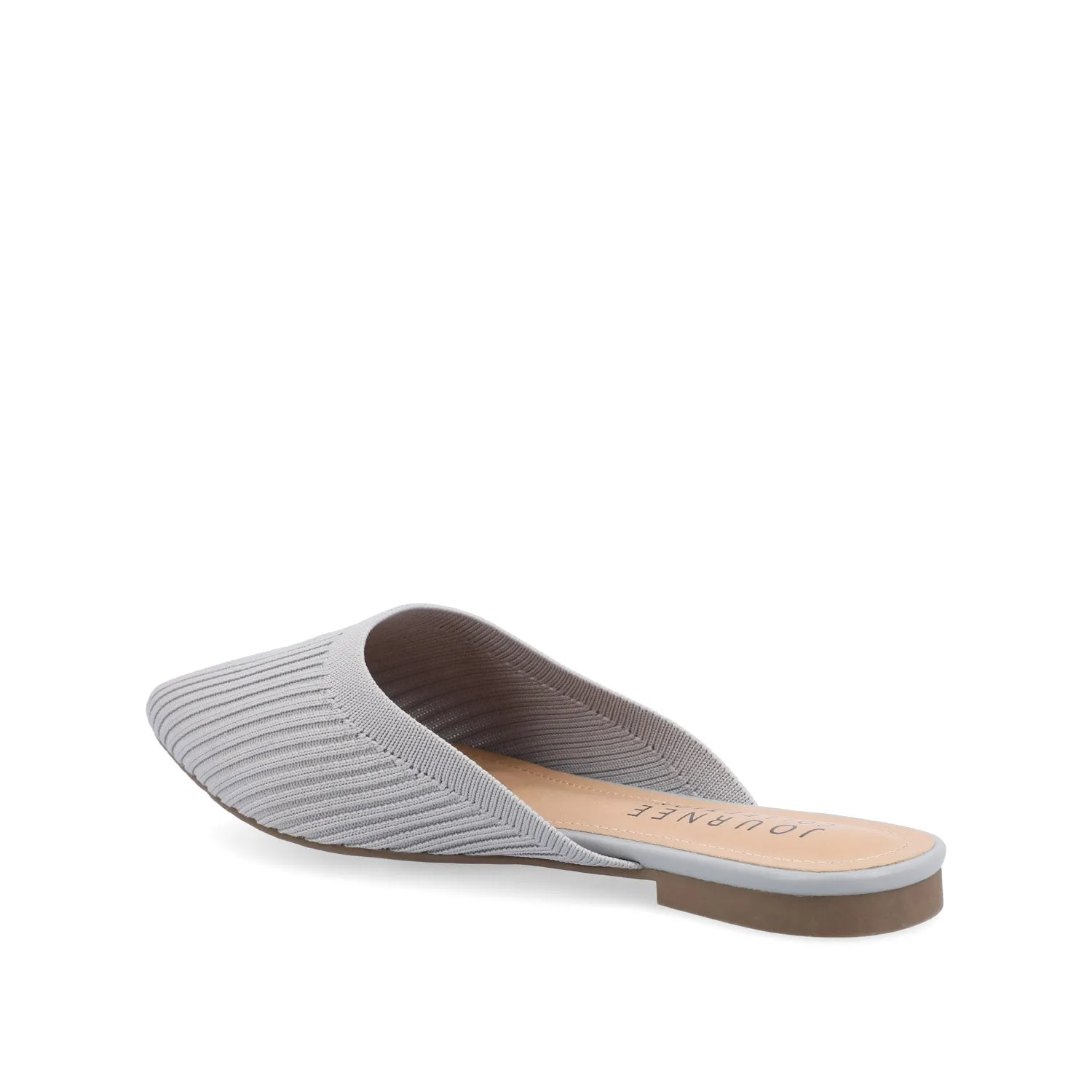 ANIEE MULE FLATS IN BASIC KNIT FABRIC