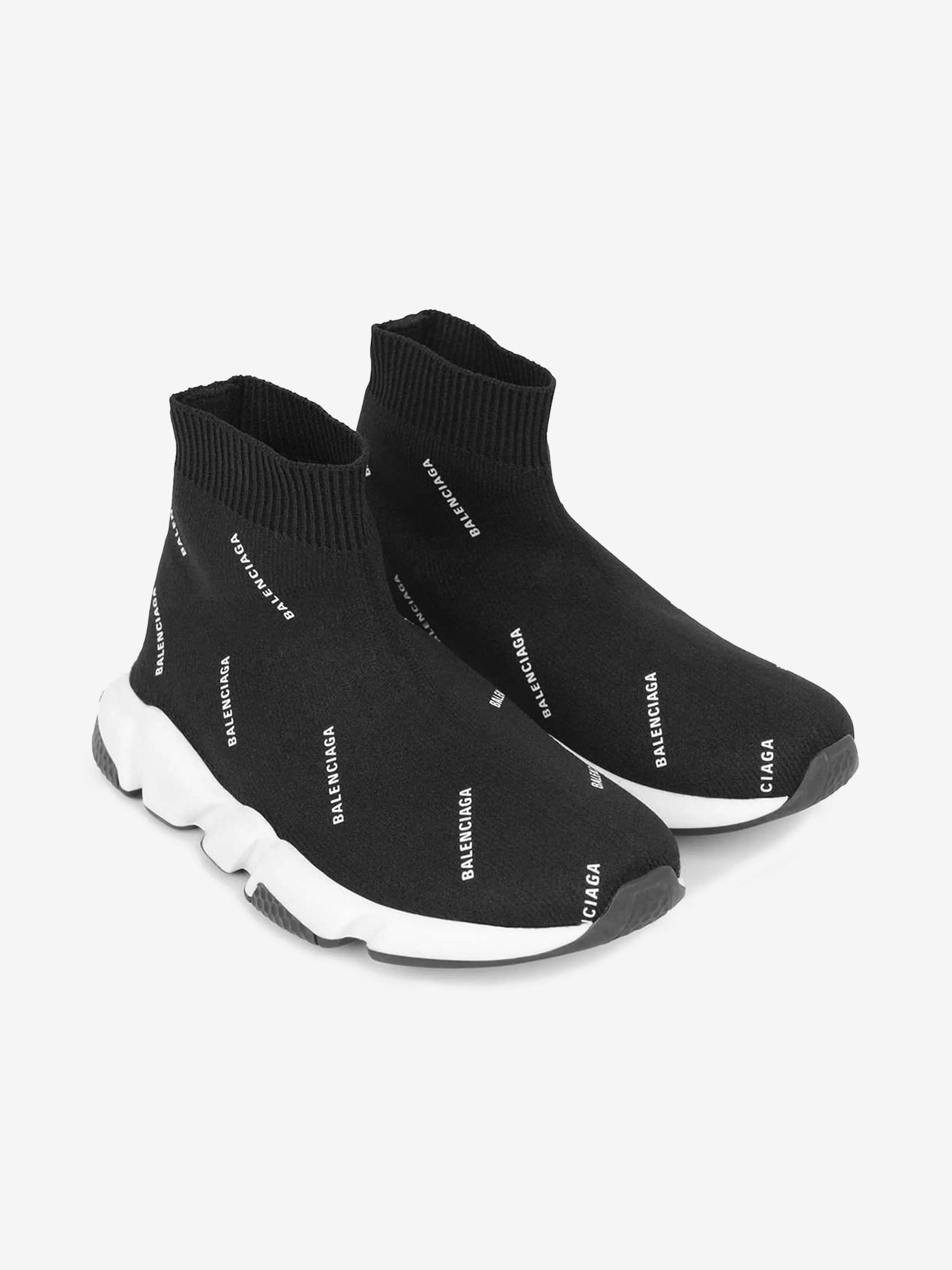 Balenciaga Logo Print Speed Trainers