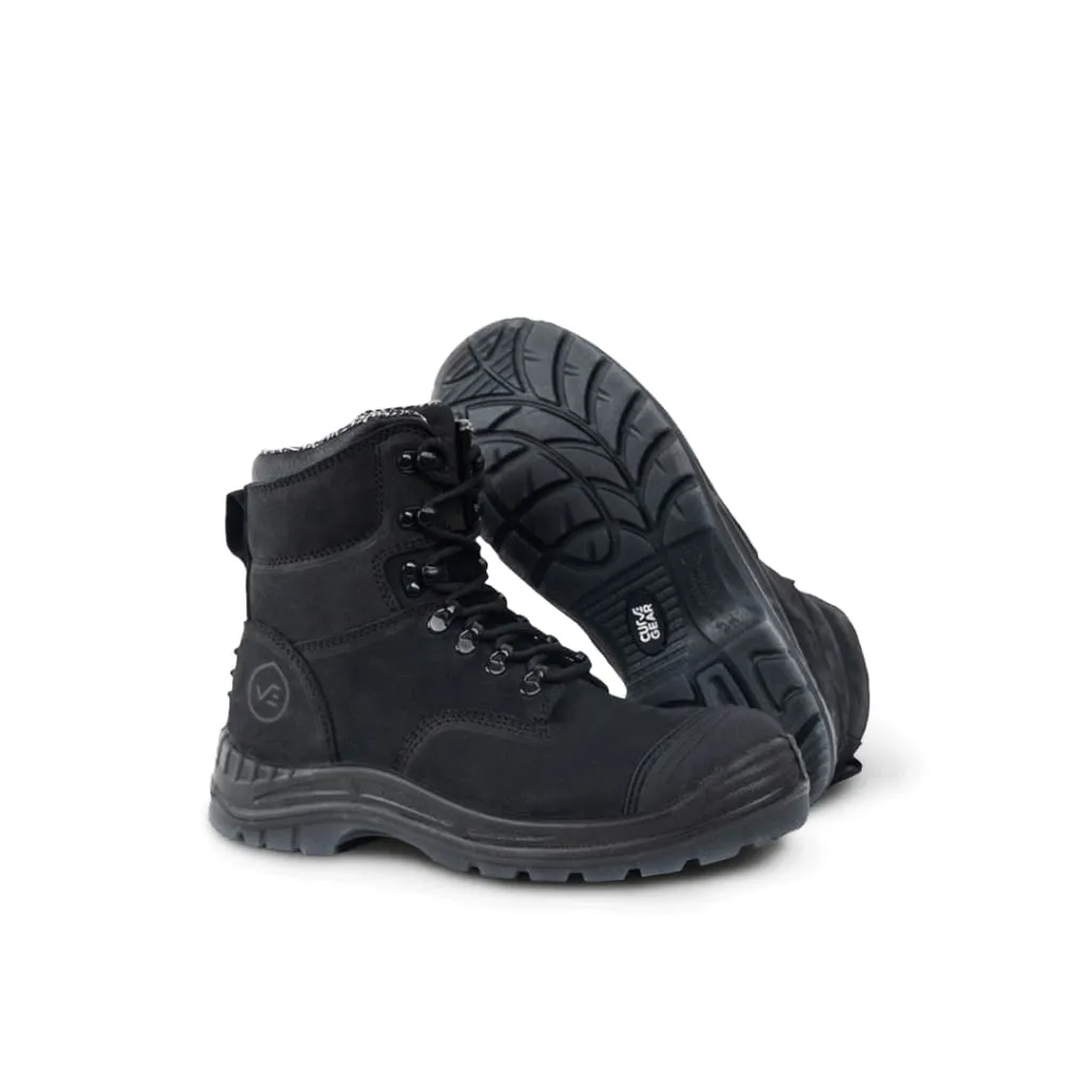 Brawn Safety Work Boots Black