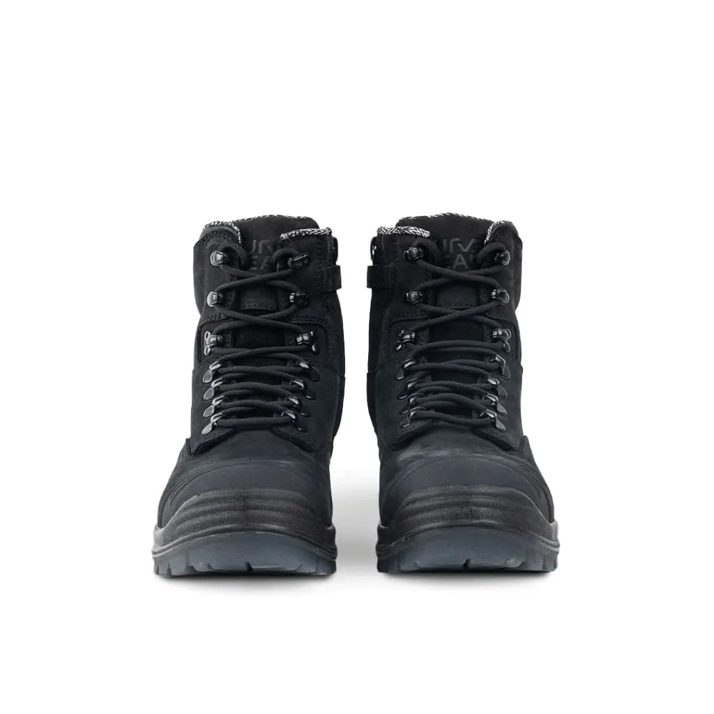 Brawn Safety Work Boots Black