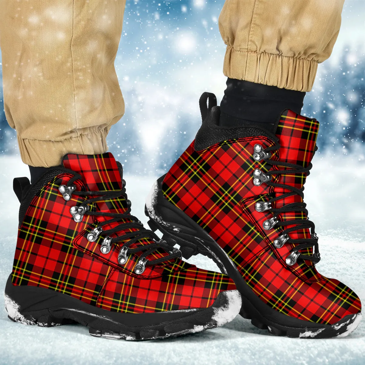 Brodie Modern Tartan Alpine Boots