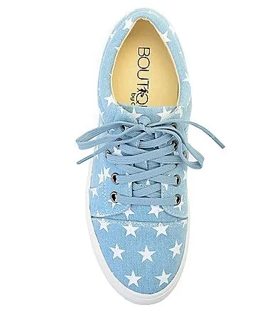 Corkys Pina Colada Platform Sneakers - Denim Stars