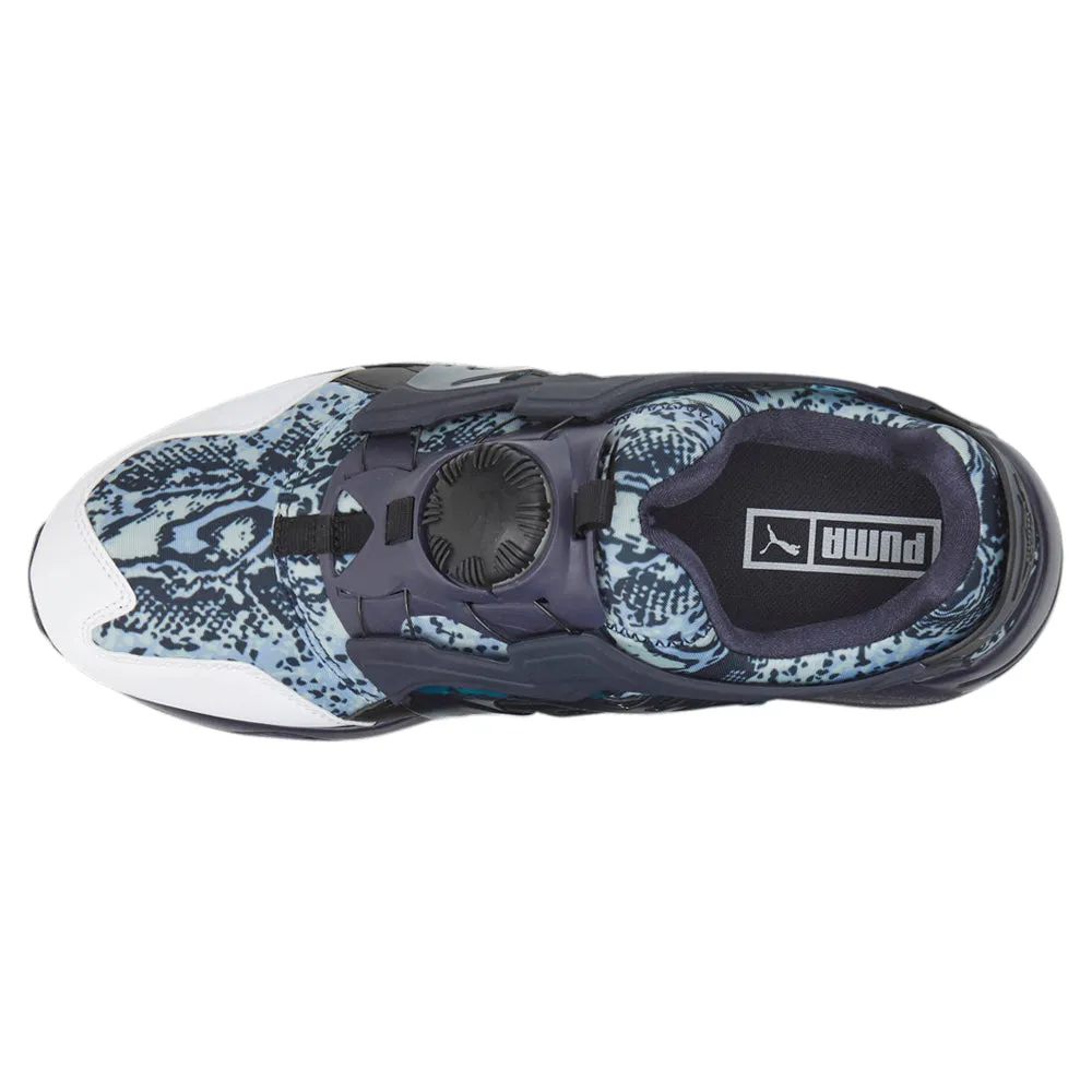 Disc Blaze Snake Logo Slip On Sneakers