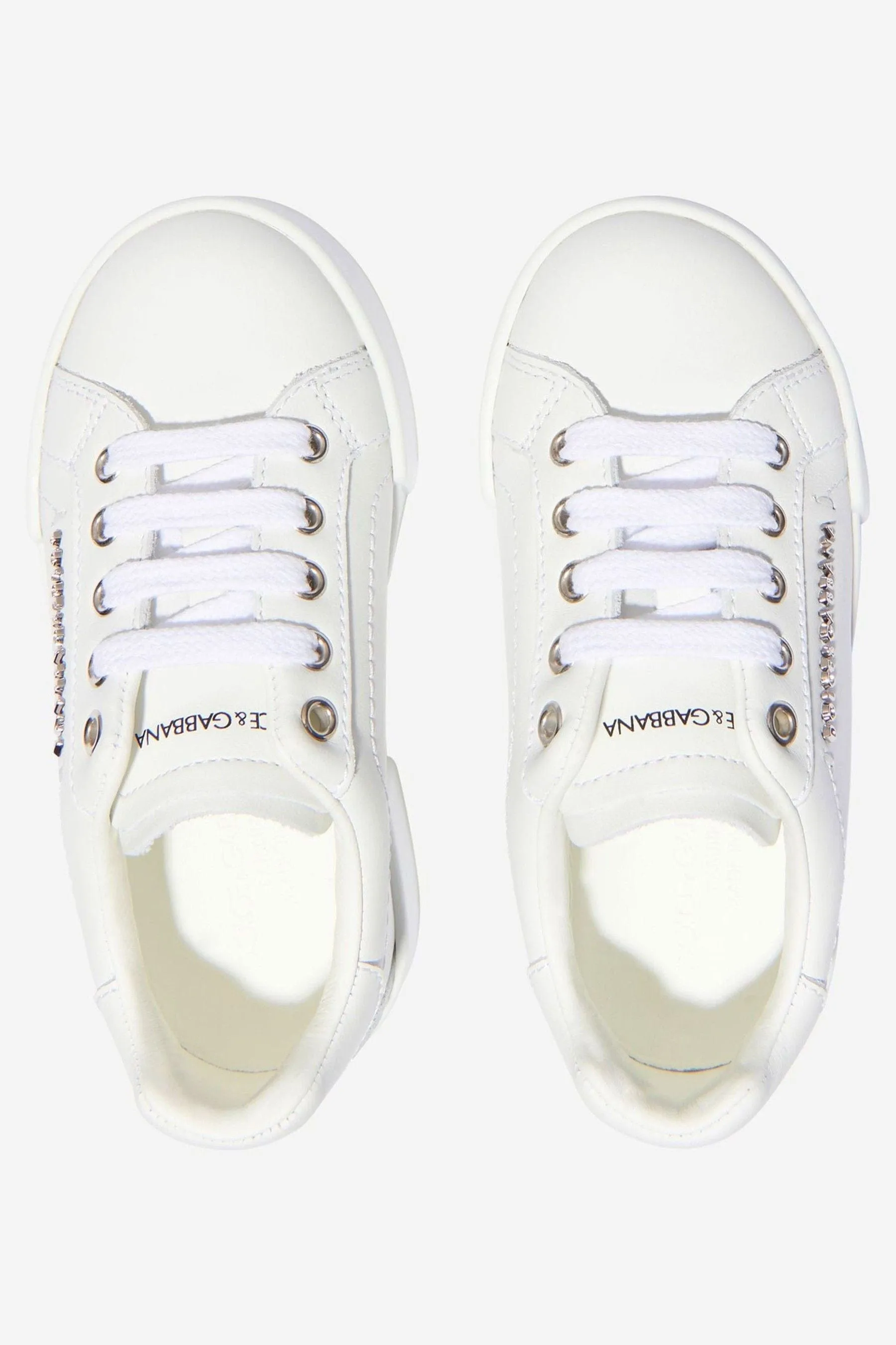 Dolce & Gabbana Unisex Leather Portofino Logo Trainers