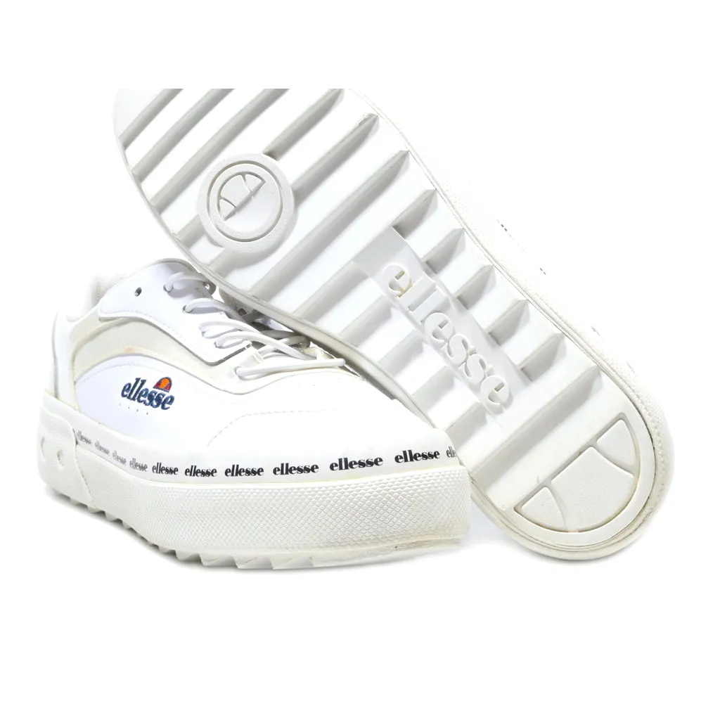 Ellesse Sport Shoes Leather White Colour For Women