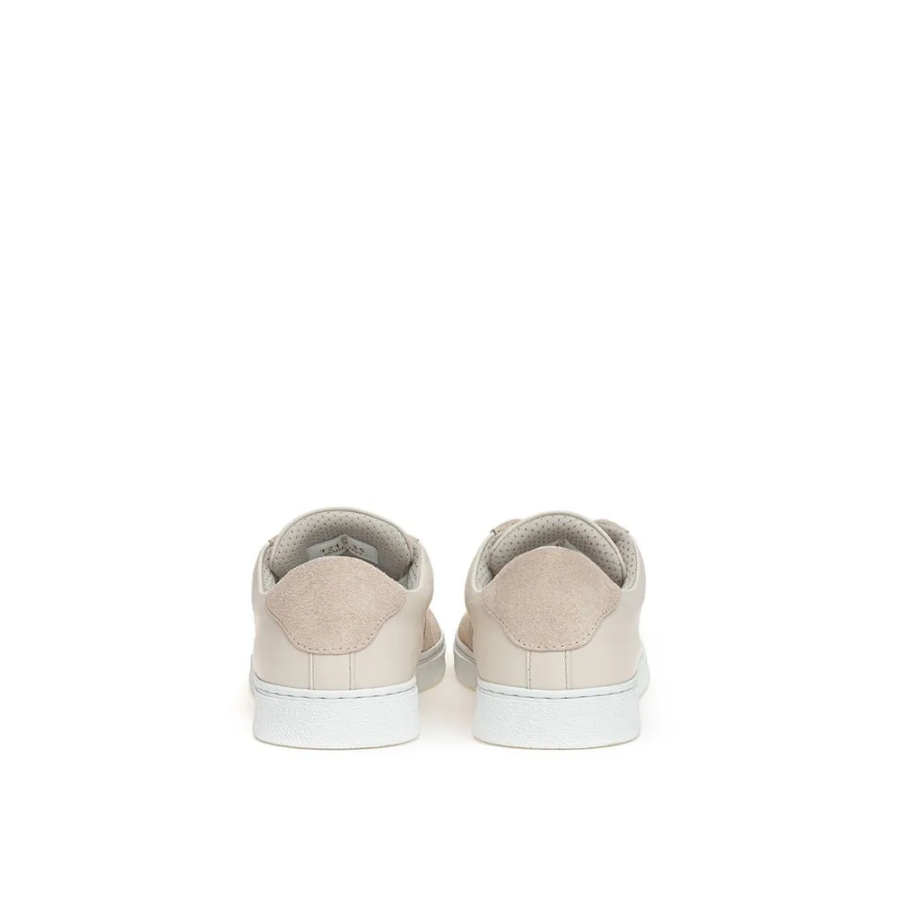 Etro Elegant Beige Leather Sneakers