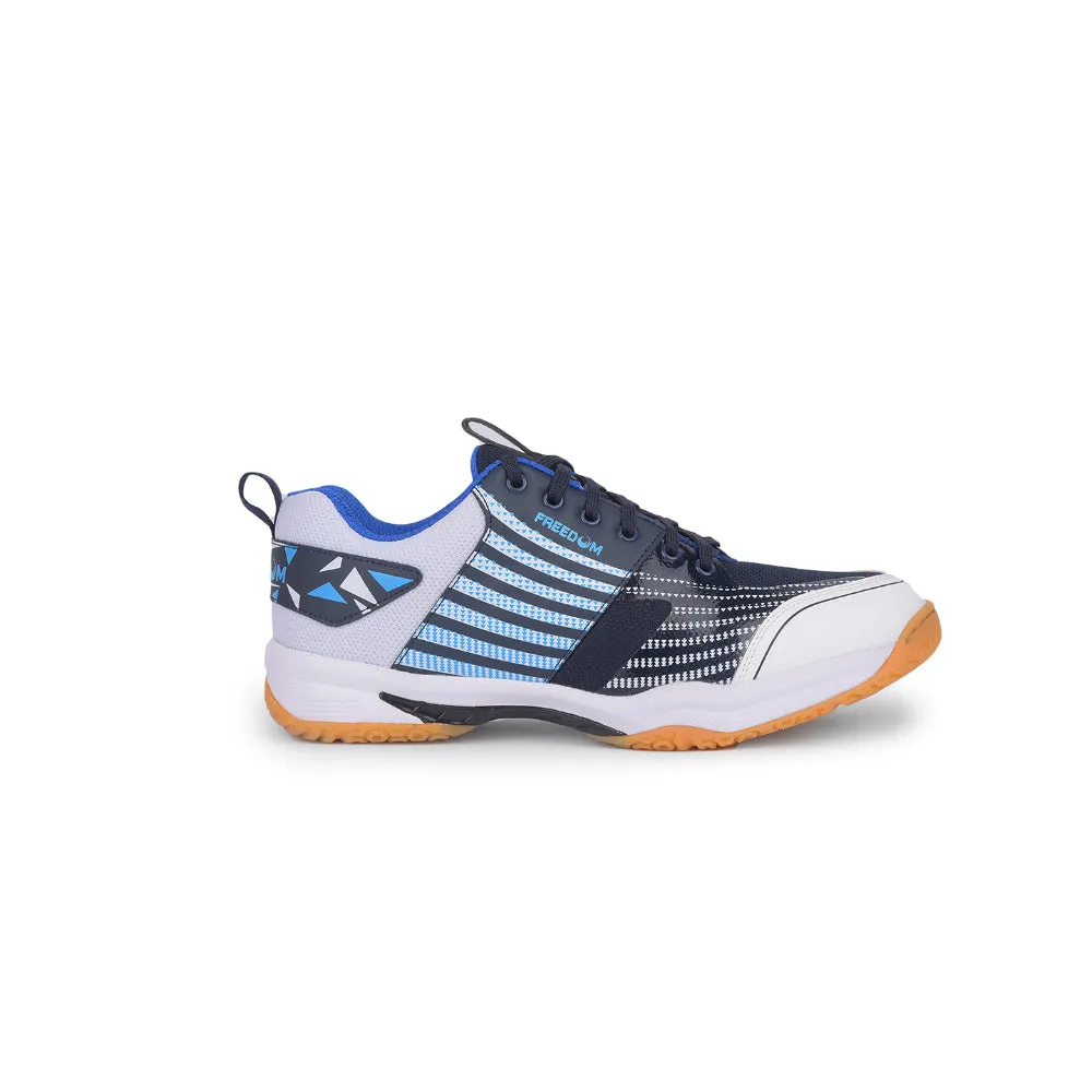 FREEDOM Sports Navy Blue Badminton Shoes For Men GRIPPER-02 By Liberty