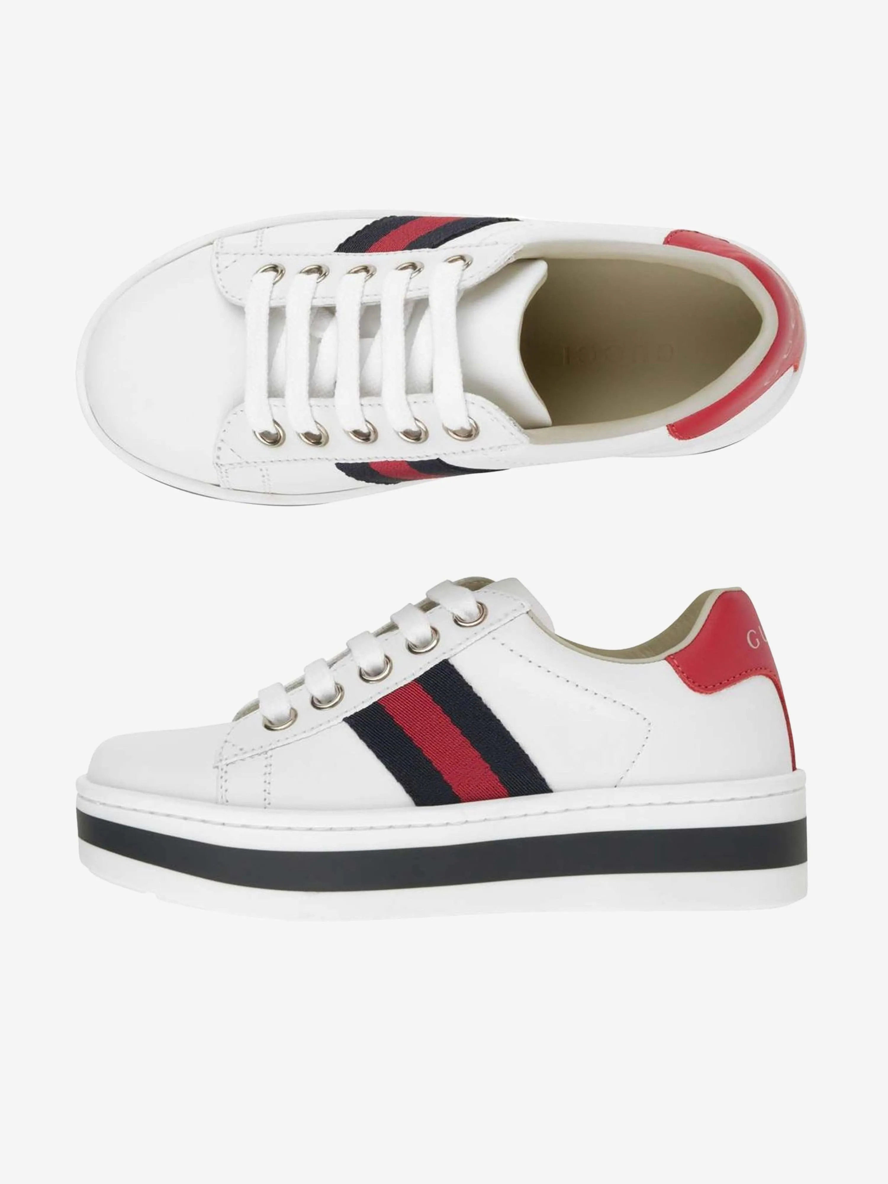 Gucci Leather Platform Trainers