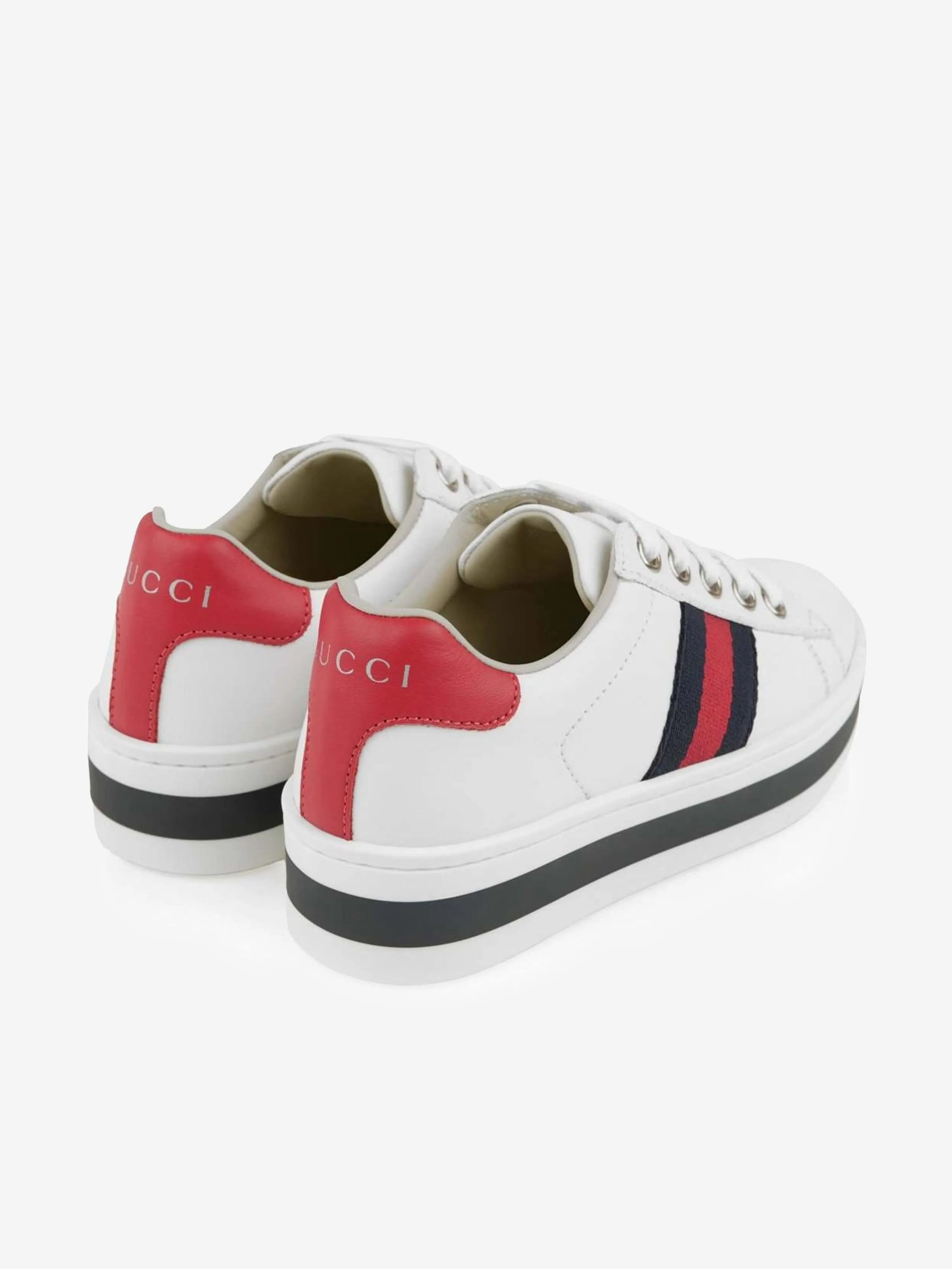 Gucci Leather Platform Trainers