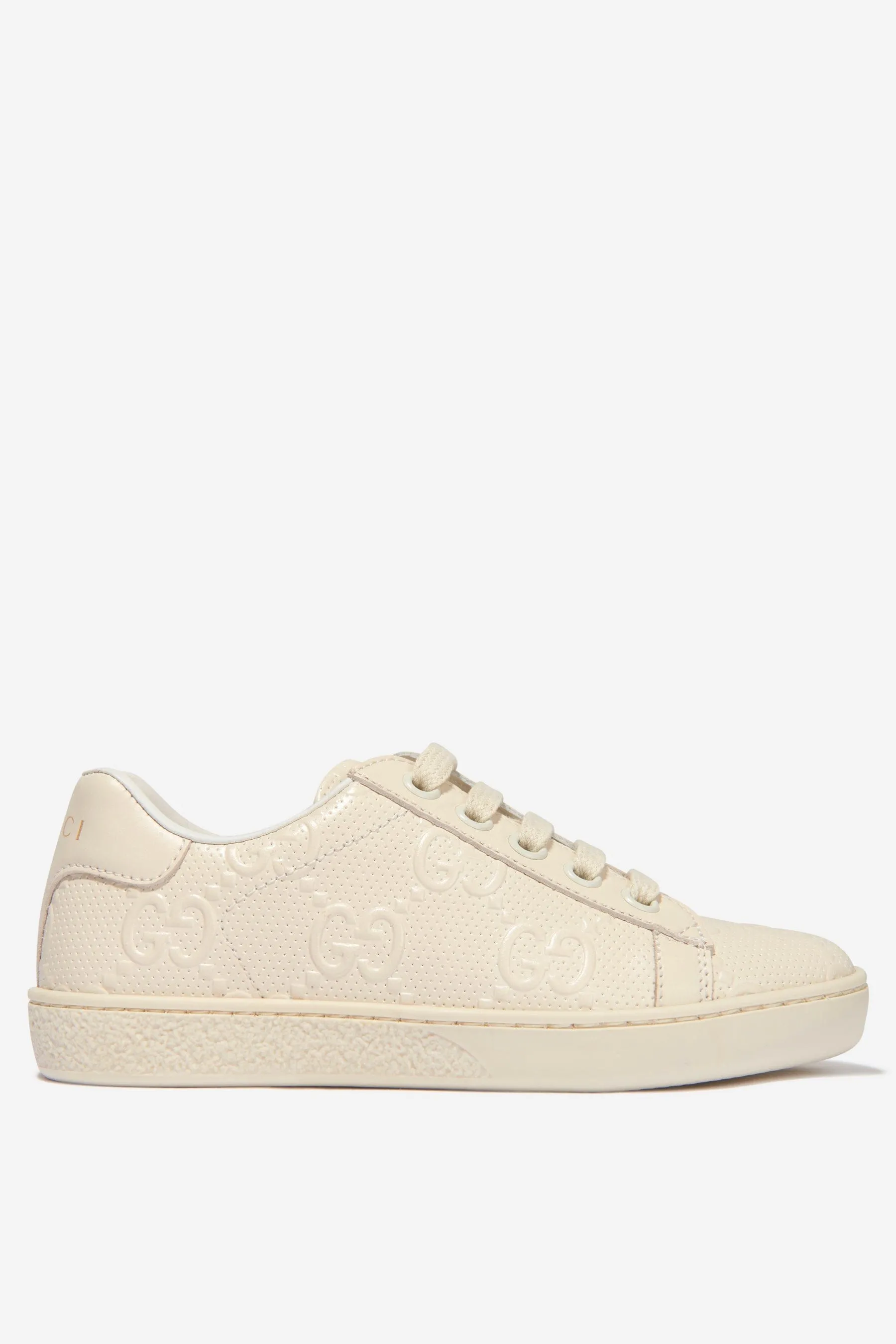 Gucci Unisex Leather Ace Trainers