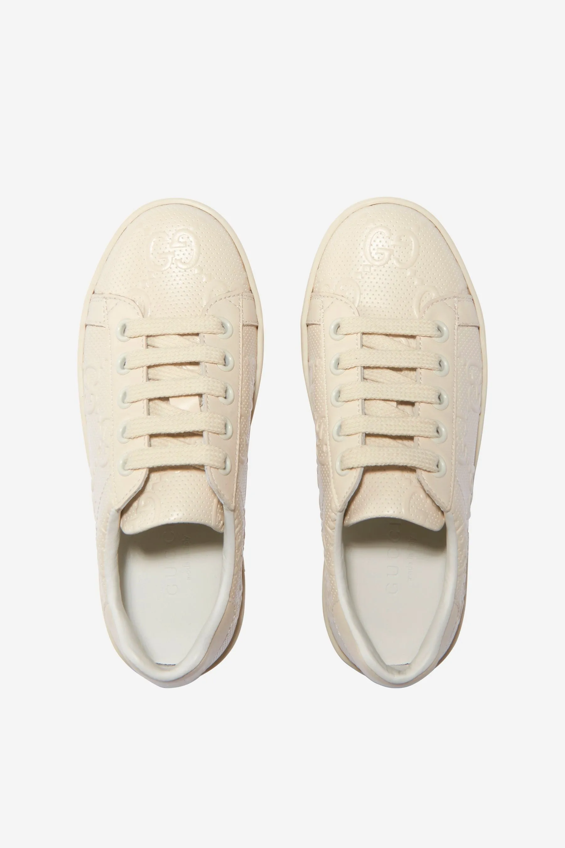 Gucci Unisex Leather Ace Trainers