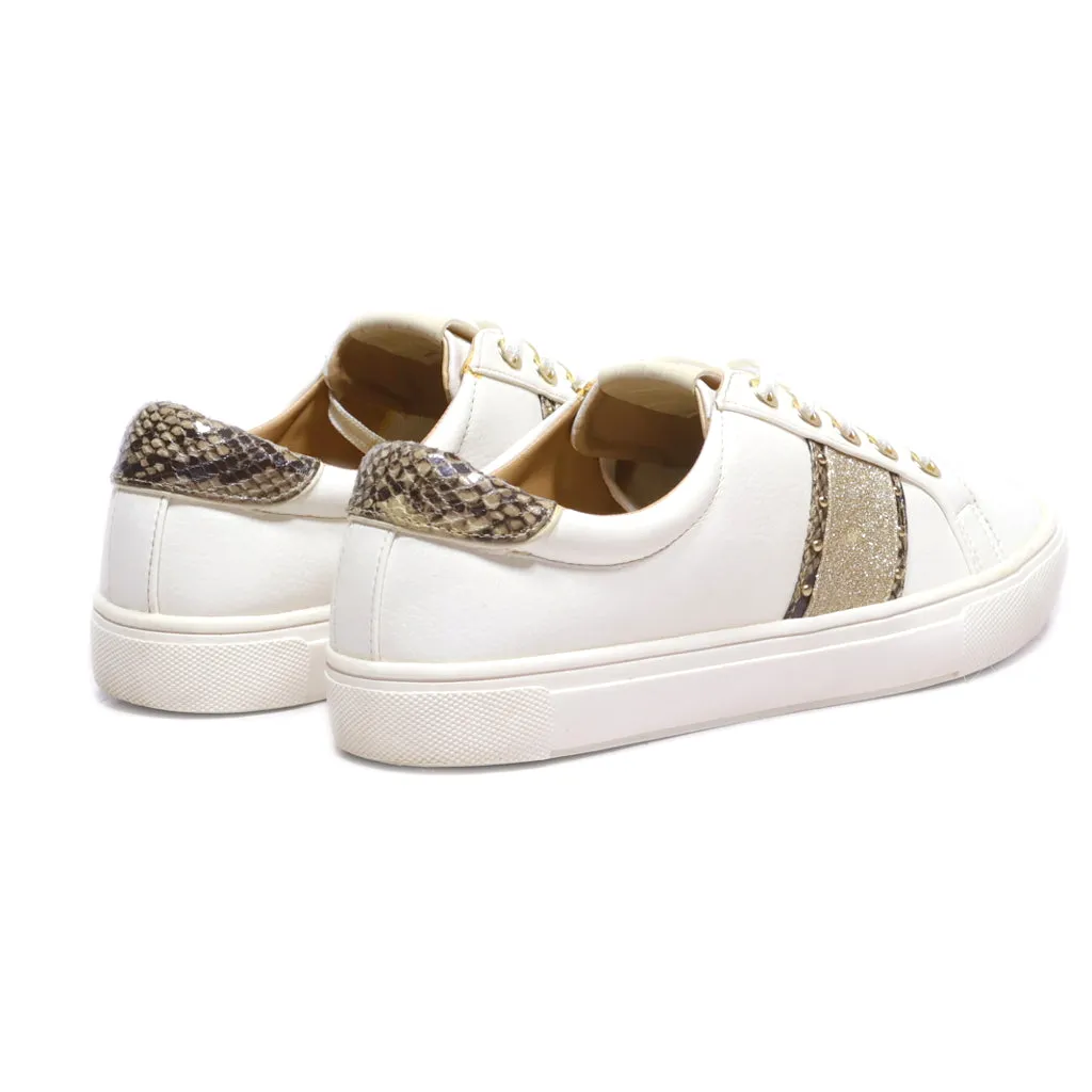 H&M Low-Top Sneakers Leather White Colour For Women