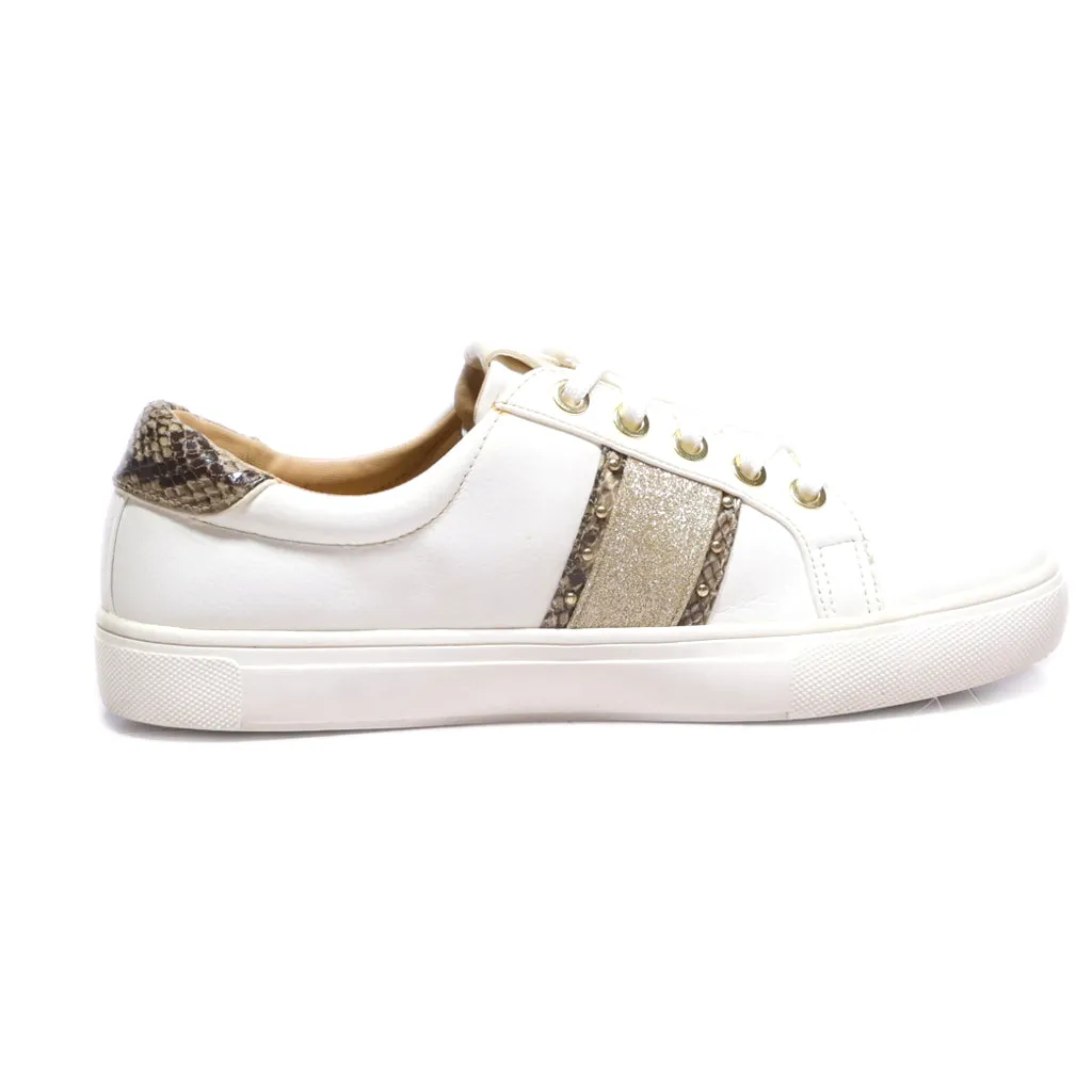 H&M Low-Top Sneakers Leather White Colour For Women