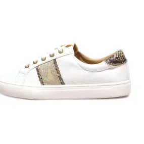 H&M Low-Top Sneakers Leather White Colour For Women