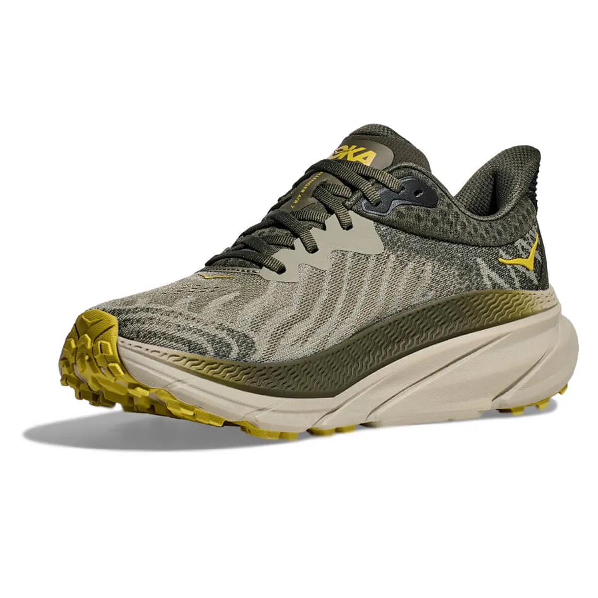 Hoka Challenger 7 Mens | Olive Haze / Forest Cover