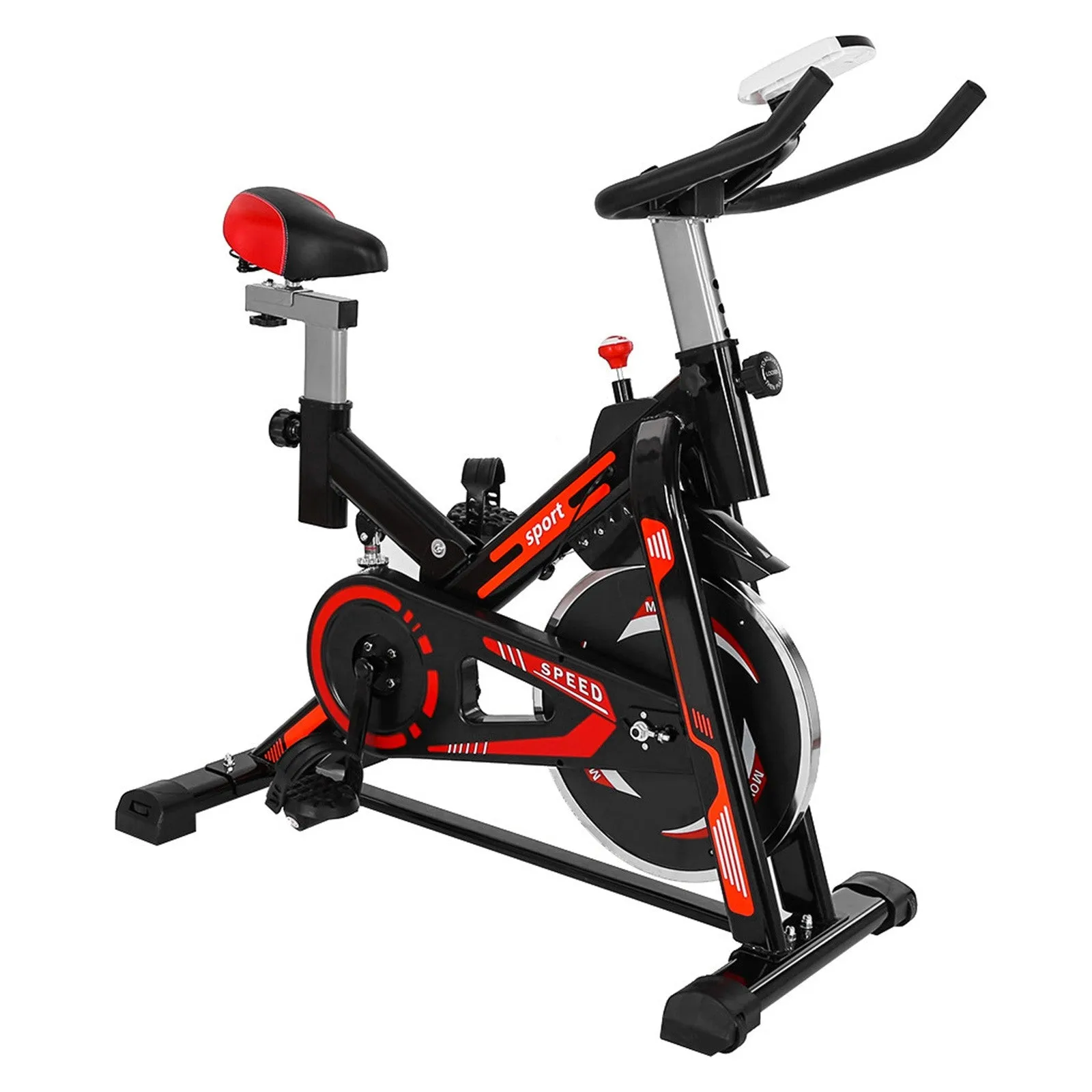 Indoor Cycling Bike With Shock Absorption System Stationary Professional Exercise Sport Bike