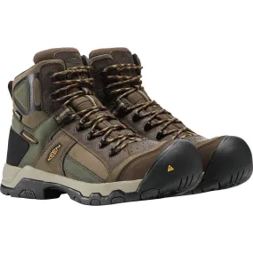 Keen Utility Men's Davenport 6" Mid Comp Toe WP Work Boot - Brown - 1016962