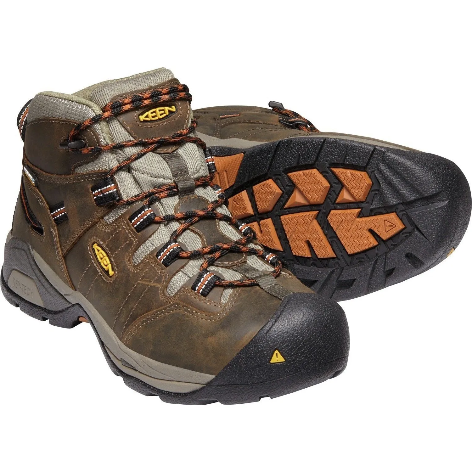 Keen Utility Men's Detroit XT WP Soft Toe Work Boot - Brown - 1020039