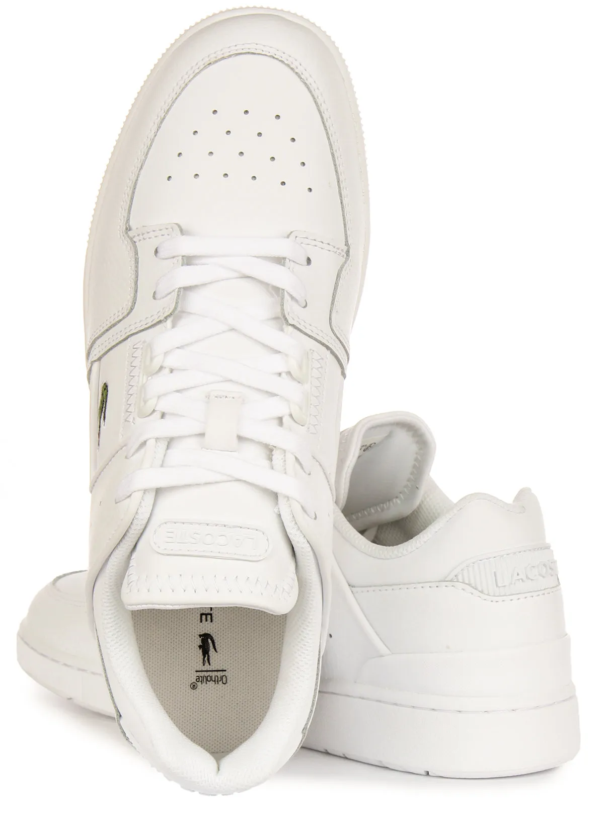 Lacoste Court Cage In White For Women