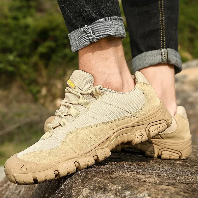 Men Military Shoes Outdoor Hiking Shoes Tactical Sneakers Tactical Men‘s Shoes