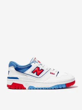 New Balance Boys 550 Logo Trainers in White