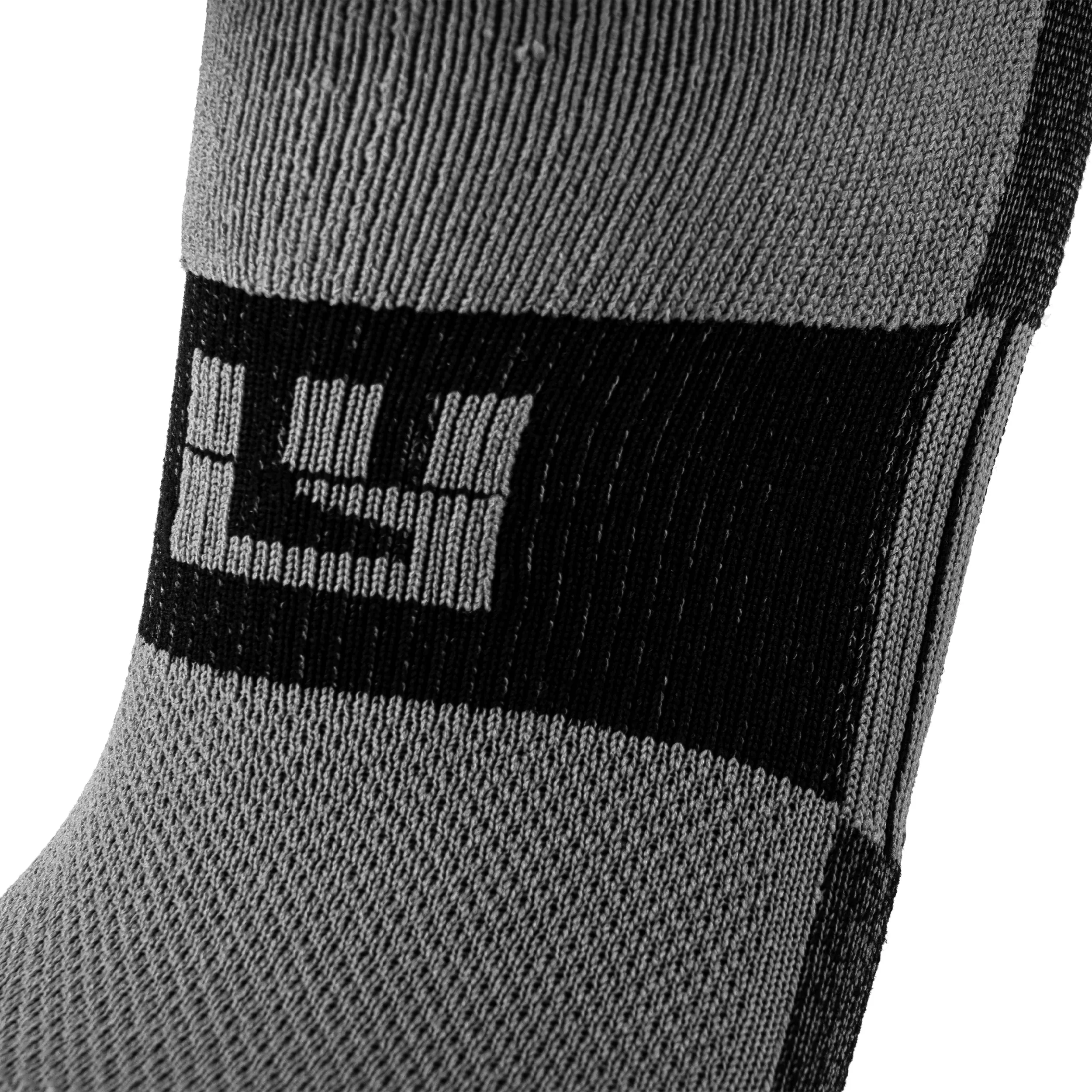 No-Show Running Socks - Gray/Black (2 Pair Pack)