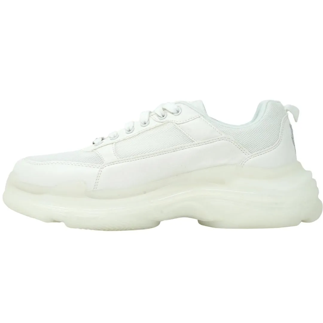 Plein Sport Logo White Sneakers