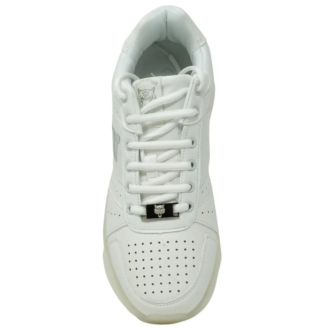 Plein Sport Low Cut Logo White Sneakers