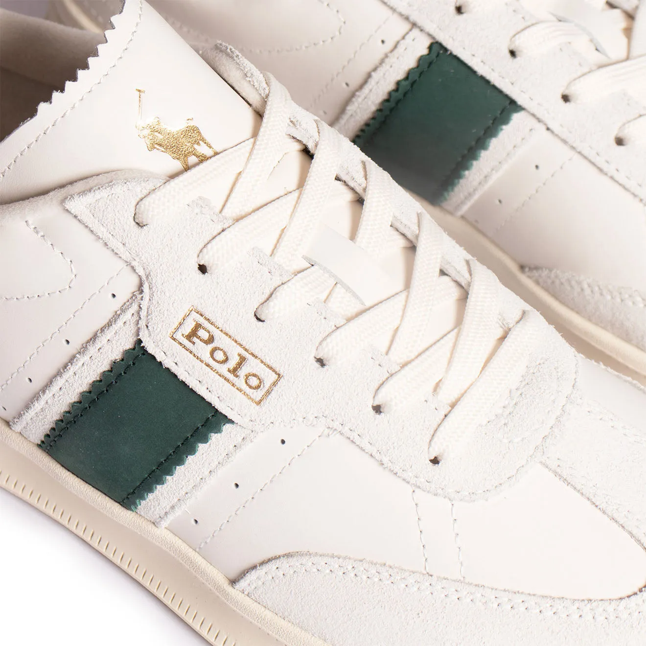 Polo Ralph Lauren Aera Trainers Low Top Lace White / Green