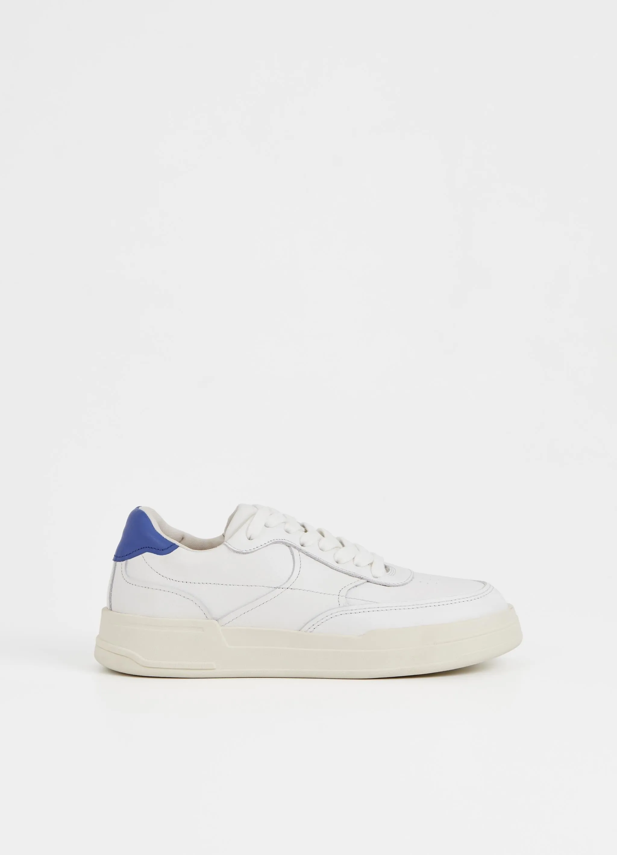 Selena Sneaker White/Cobalt Leather