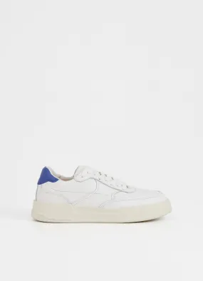 Selena Sneaker White/Cobalt Leather