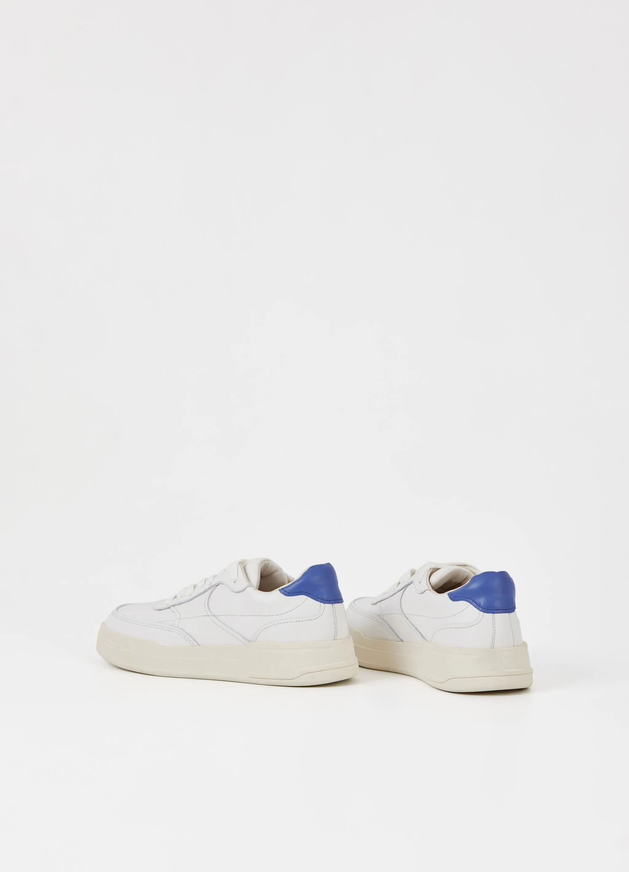 Selena Sneaker White/Cobalt Leather