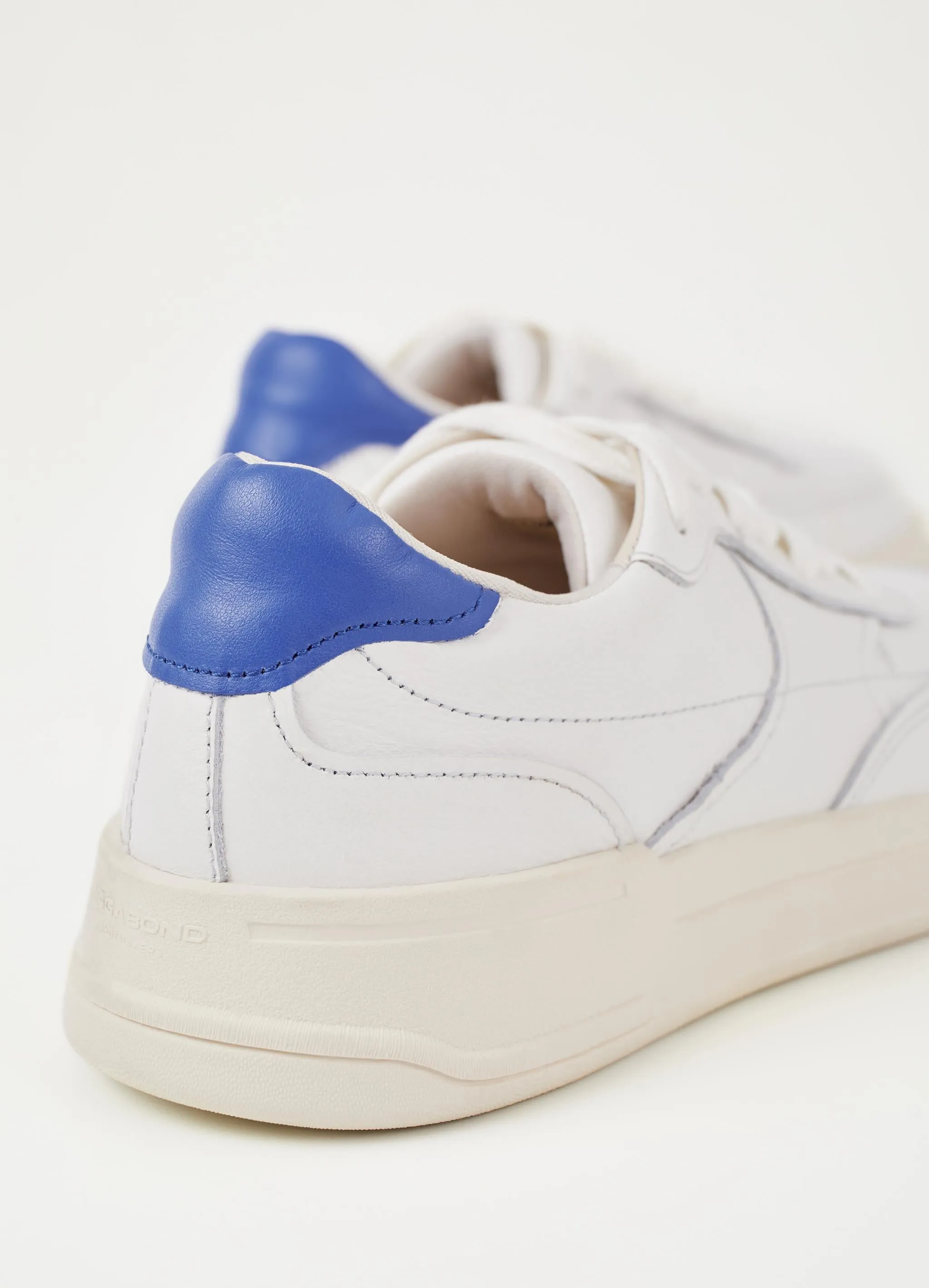 Selena Sneaker White/Cobalt Leather