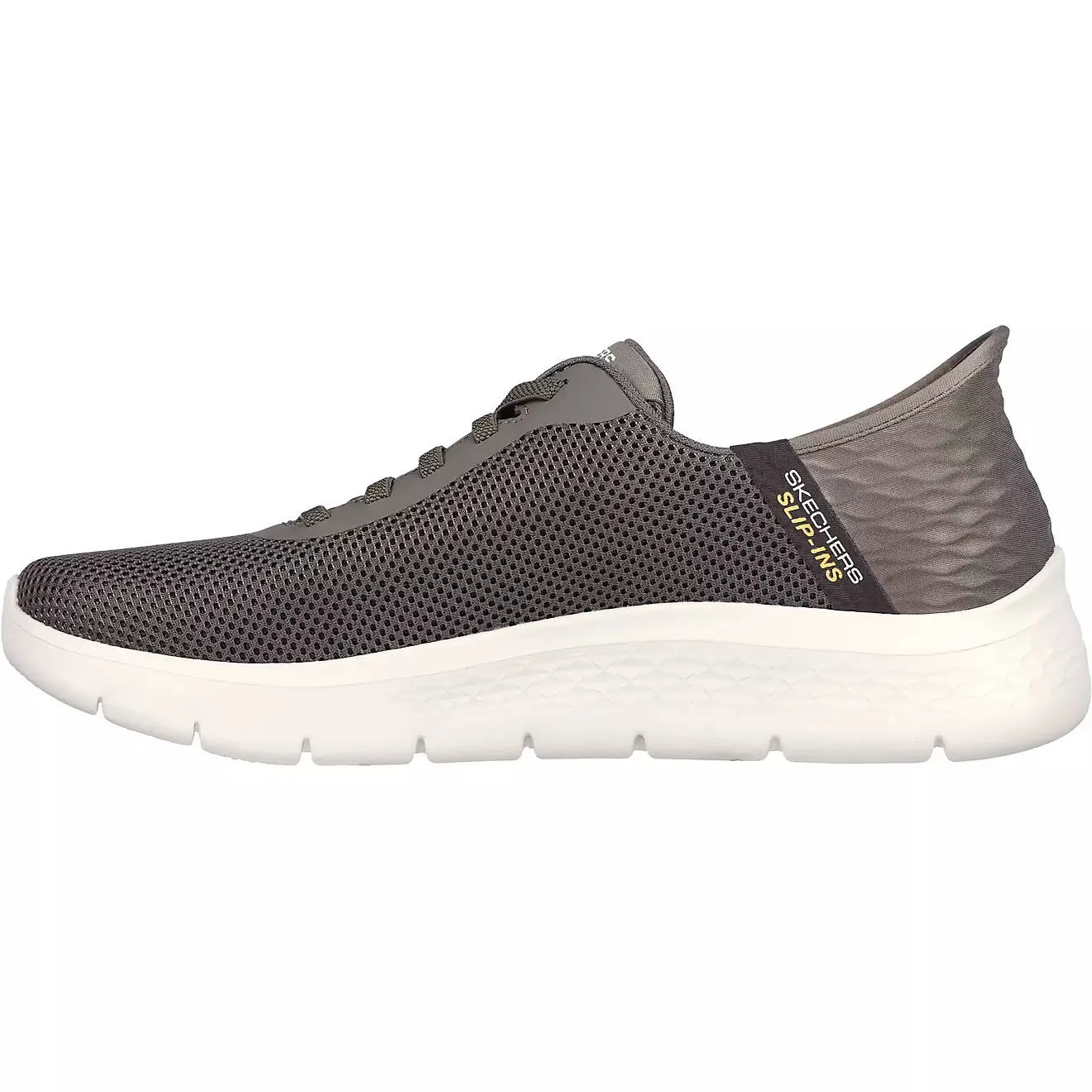 Skechers Mens Slip-ins Go Walk Flex Hands Up Brown