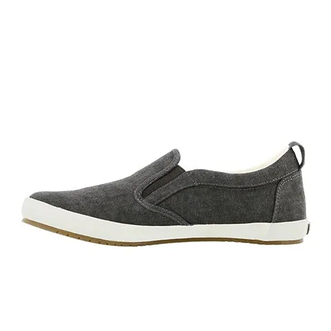 Taos Dandy Slip On Sneaker (Women) - Charcoal Washed Canvas