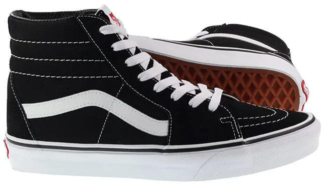 Vans Trainers Womens SK8 Hi Black White