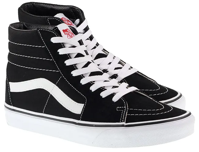 Vans Trainers Womens SK8 Hi Black White