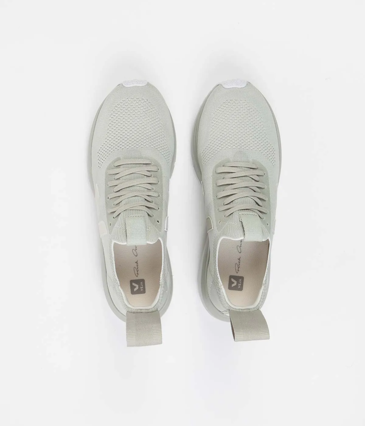 Veja x Rick Owens Womens Runner Shoes - Oyster